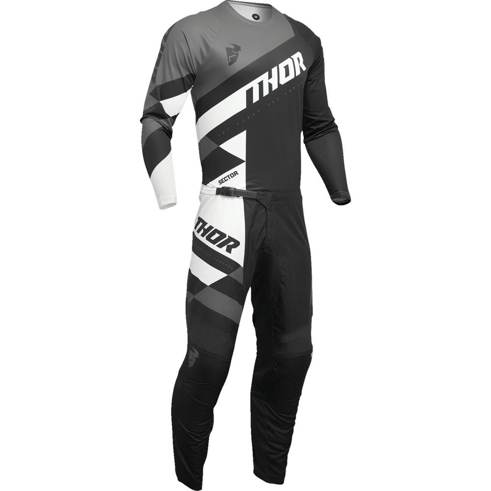 Thor Sector Checker Jersey Black / Grey