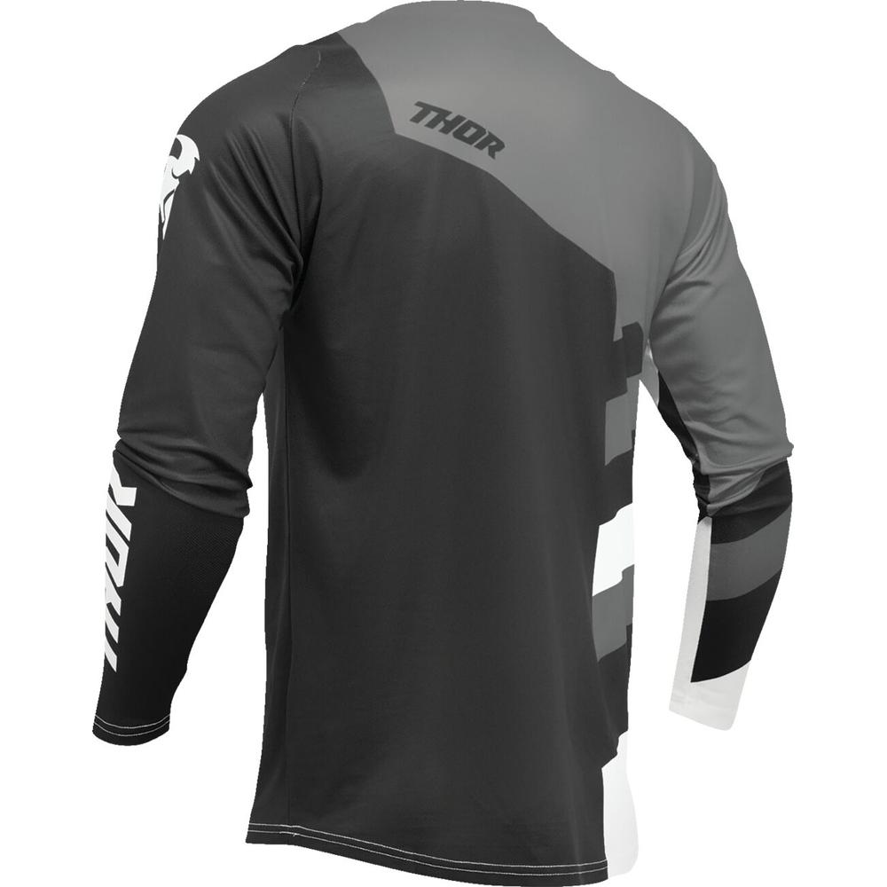 Thor Sector Checker Youth Jersey Black / Grey