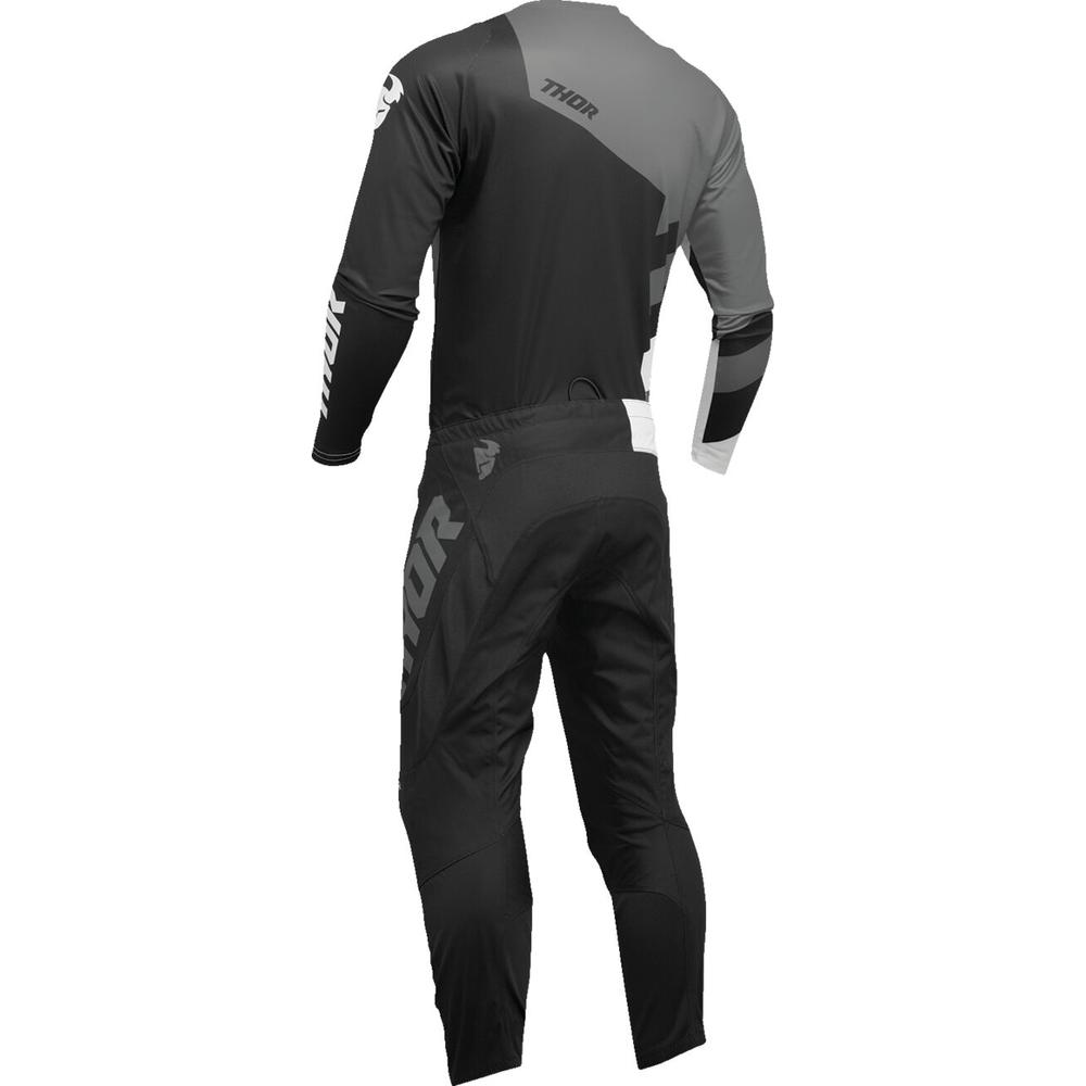 Thor Sector Checker Youth Jersey Black / Grey