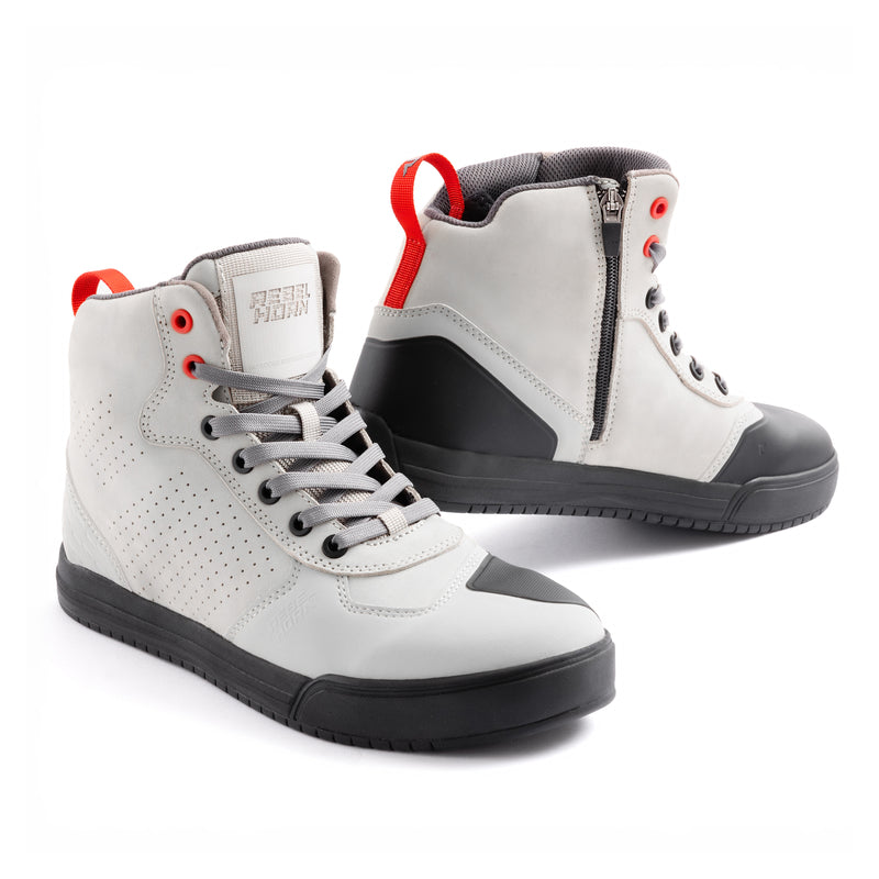 Rebelhorn Spike Boots Grey FREE UK Delivery, FREE 365 Day Returns | Moto Central