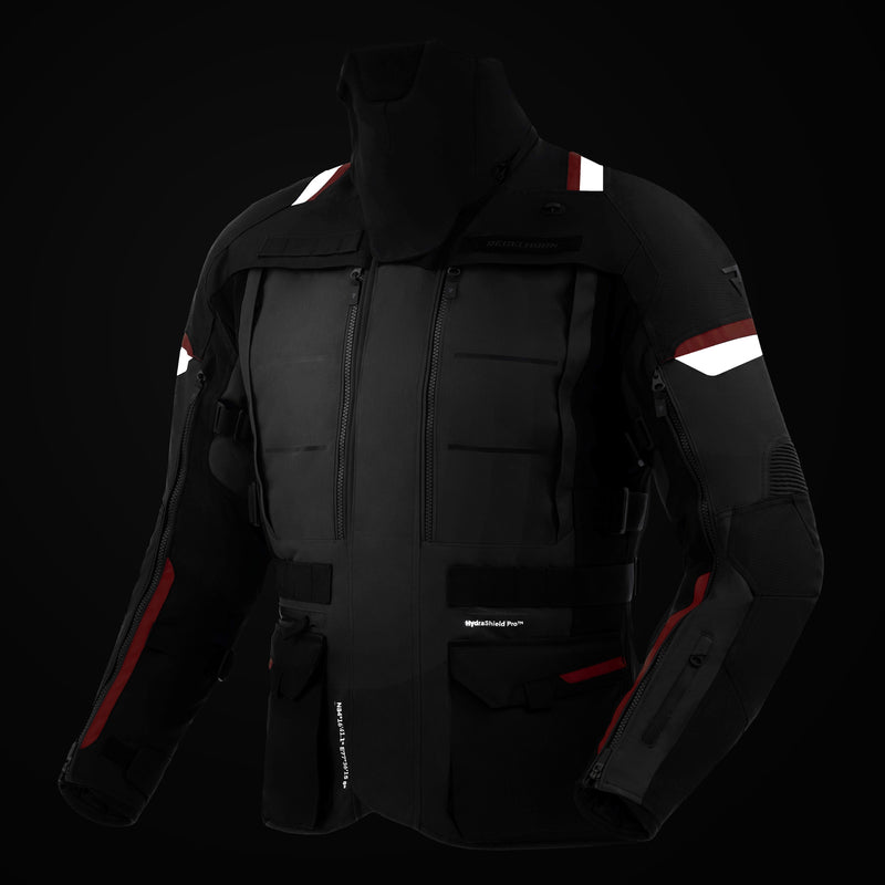 Rebelhorn Cubby 5 Textile Jacket Dark Grey / Black / Red FREE UK Delivery, FREE 365 Day Returns | Moto Central