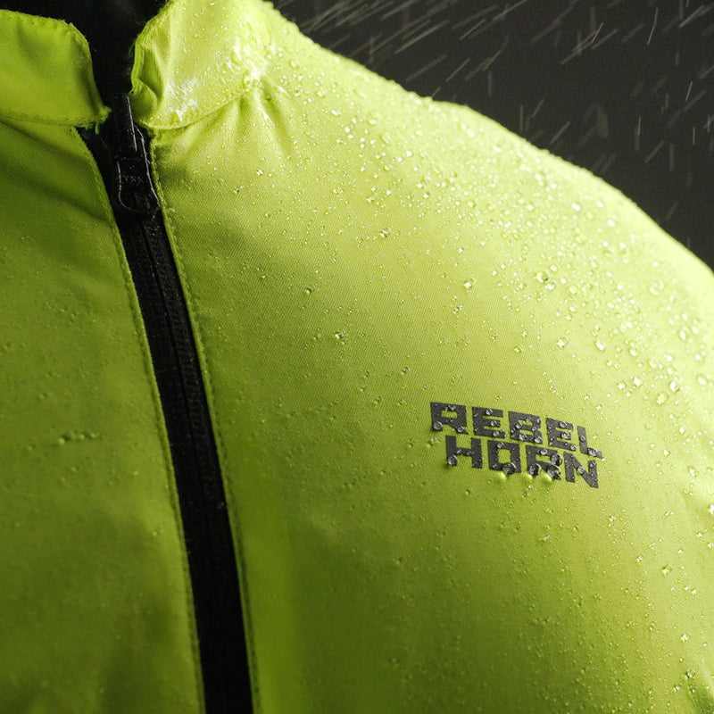 Rebelhorn Cubby 5 Textile Jacket Black / Grey / Fluo Yellow FREE UK Delivery, FREE 365 Day Returns | Moto Central