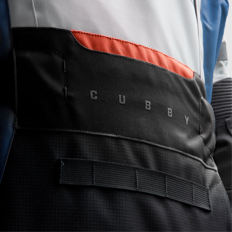 Rebelhorn Cubby 5 Textile Jacket Blue / Grey / Red FREE UK Delivery, FREE 365 Day Returns | Moto Central