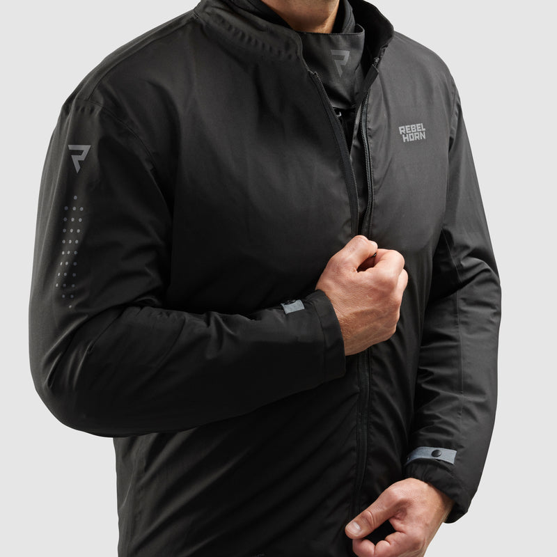 Rebelhorn Hiker 4 Textile Jacket Black FREE UK Delivery, FREE 365 Day Returns | Moto Central