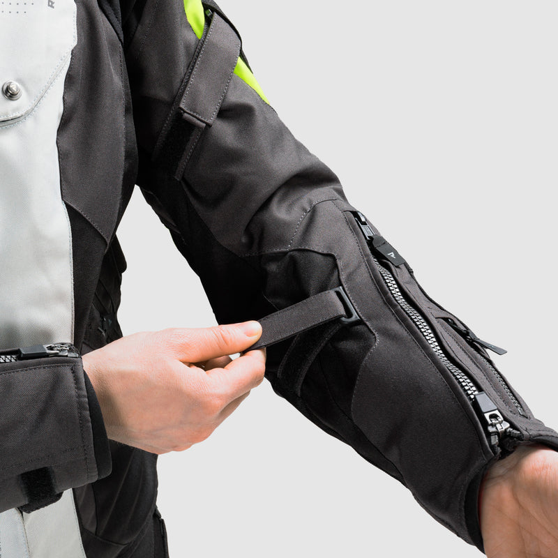 Rebelhorn Hiker 4 Ladies Textile Jacket Black / Grey / Fluo Yellow FREE UK Delivery, FREE 365 Day Returns | Moto Central