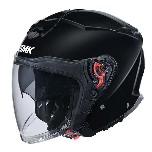 SMK GTJ Unicolour GL200 Black FREE UK Delivery, FREE 365 Day Returns | Moto Central