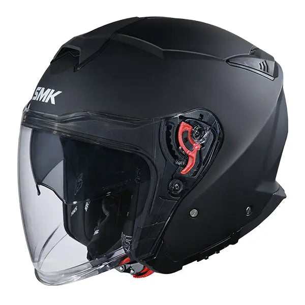 SMK GTJ Unicolour MA200 Matt Black FREE UK Delivery, FREE 365 Day Returns | Moto Central