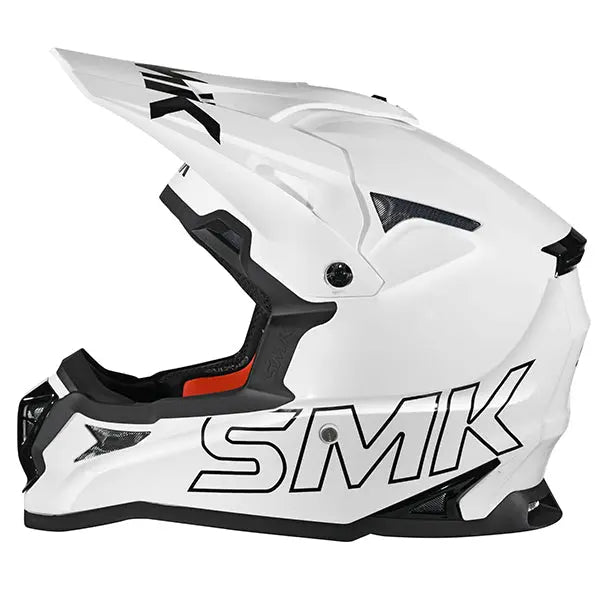 SMK Allterra Unicolour GL120 White FREE UK Delivery, FREE 365 Day Returns | Moto Central