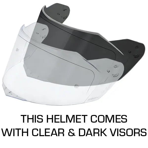 SMK Typhoon Aerot GL545 Blue / Purple / Yellow FREE UK Delivery, FREE 365 Day Returns | Moto Central