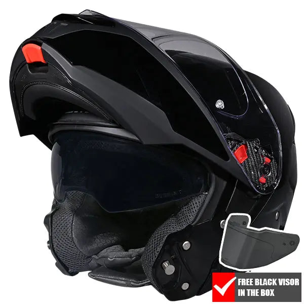 SMK Gullwing Unicolour GL200 Black FREE UK Delivery, FREE 365 Day Returns | Moto Central