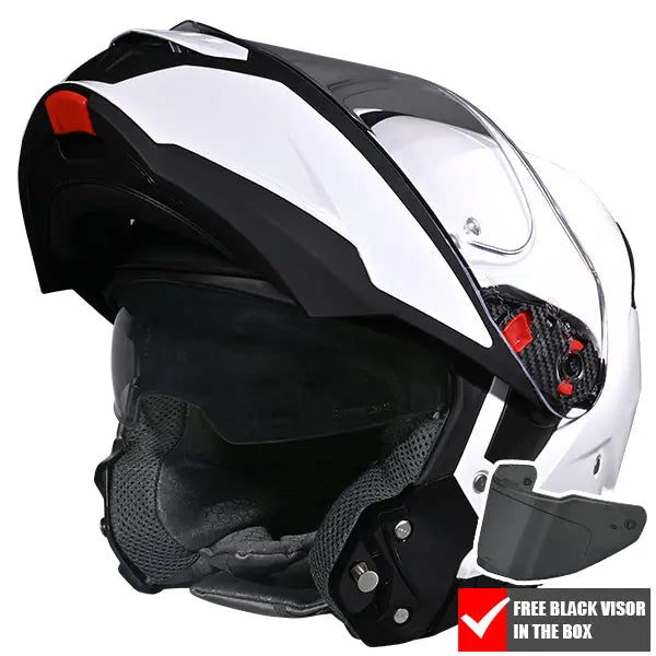 SMK Gullwing Unicolour GL100 White FREE UK Delivery, FREE 365 Day Returns | Moto Central