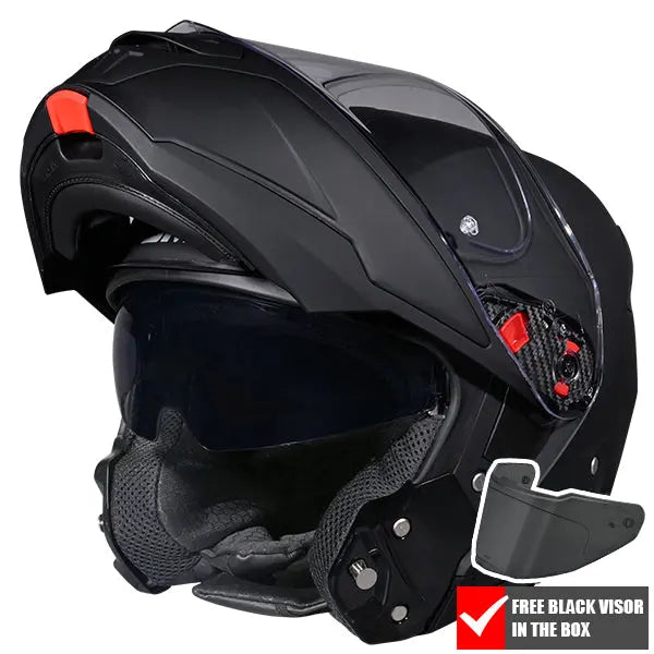 SMK Gullwing Unicolour MA200 Matt Black FREE UK Delivery, FREE 365 Day Returns | Moto Central