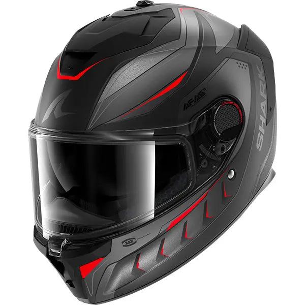 Shark Spartan GT PRO Carbon Mekarium Carbon / Anthracite / Red FREE UK Delivery, FREE 365 Day Returns | Moto Central