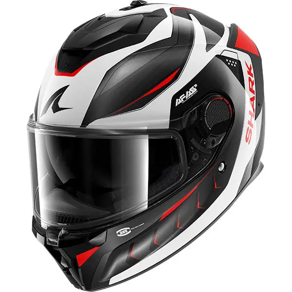 Shark Spartan GT PRO Carbon Mekarium Carbon / Silver / Red FREE UK Delivery, FREE 365 Day Returns | Moto Central