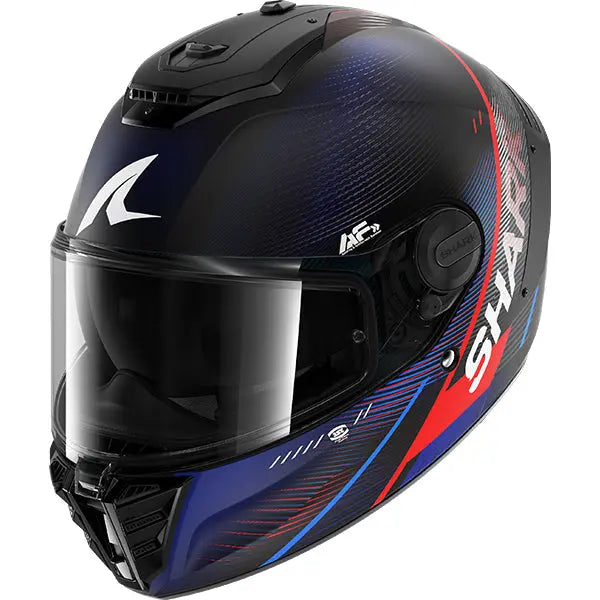 Shark Spartan RS Speed-Tech Matt Black / Blue / Red FREE UK Delivery, FREE 365 Day Returns | Moto Central