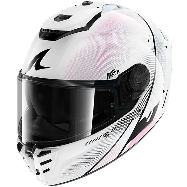 Shark Spartan RS Speed-Tech White / Violet / Black FREE UK Delivery, FREE 365 Day Returns | Moto Central