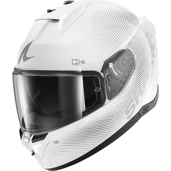 Shark Skwal i3 SP Lyne White / Silver FREE UK Delivery, FREE 365 Day Returns | Moto Central