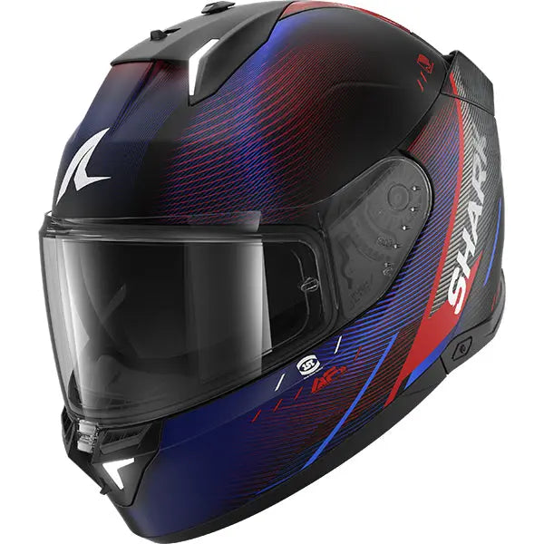 Shark Skwal i3 Speed-Tech Matt Black / Red / Blue FREE UK Delivery, FREE 365 Day Returns | Moto Central