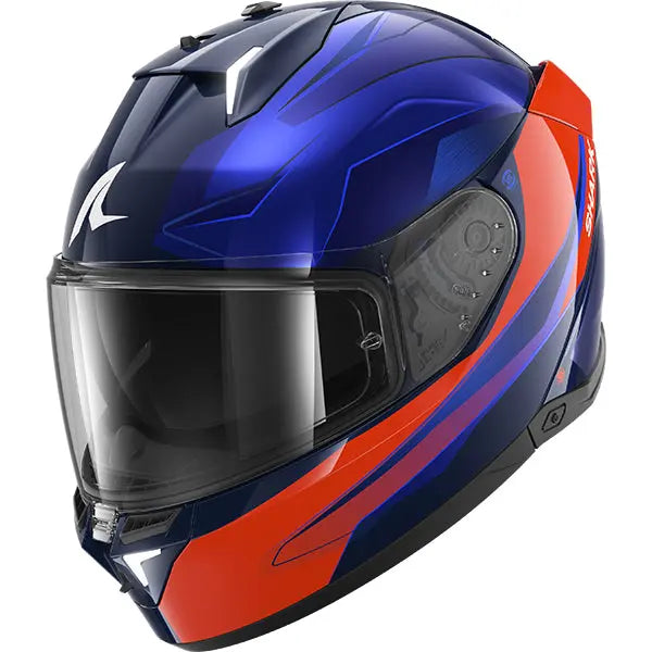 Shark Skwal i3 Mekarium Blue / Orange FREE UK Delivery, FREE 365 Day Returns | Moto Central