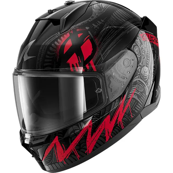 Shark D-Skwal 3 Shiever Black / Anthracite / Red FREE UK Delivery, FREE 365 Day Returns | Moto Central