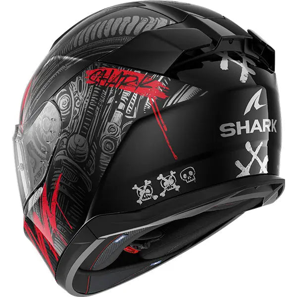 Shark D-Skwal 3 Shiever Black / Anthracite / Red FREE UK Delivery, FREE 365 Day Returns | Moto Central