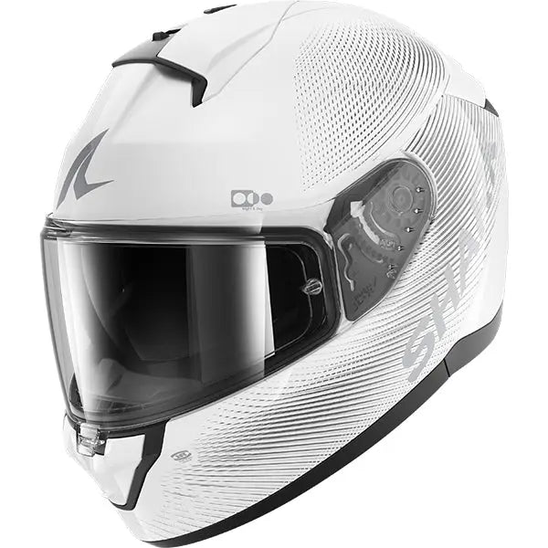 Shark Ridill 2 SP Lyne White / Silver FREE UK Delivery, FREE 365 Day Returns | Moto Central