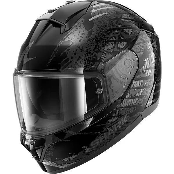 Shark Ridill 2 Reptaia Black / Anthracite / Silver FREE UK Delivery, FREE 365 Day Returns | Moto Central