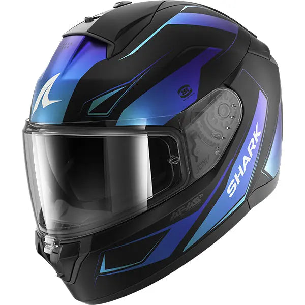 Shark Ridill 2 Mekarium Matt Black / Blue FREE UK Delivery, FREE 365 Day Returns | Moto Central