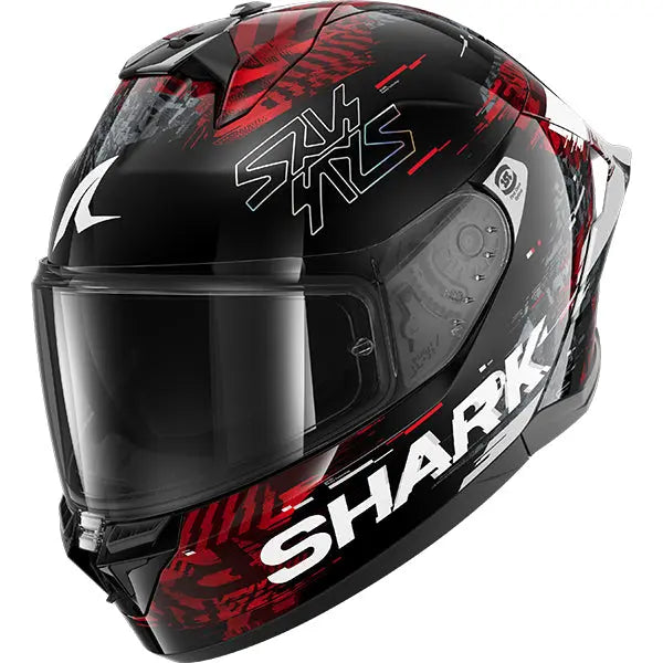 Shark Skwal Cup Speed-VIB Black / Red / Silver FREE UK Delivery, FREE 365 Day Returns | Moto Central