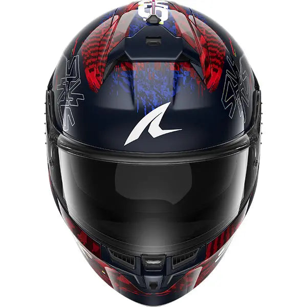Shark Skwal Cup Speed-VIB Blue / Red / Yellow FREE UK Delivery, FREE 365 Day Returns | Moto Central
