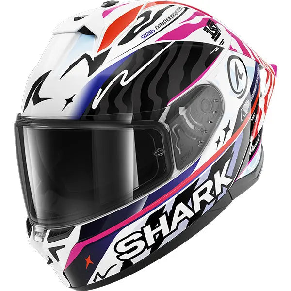 Shark Skwal Cup Speed-Fancy White / Black / Orange FREE UK Delivery, FREE 365 Day Returns | Moto Central