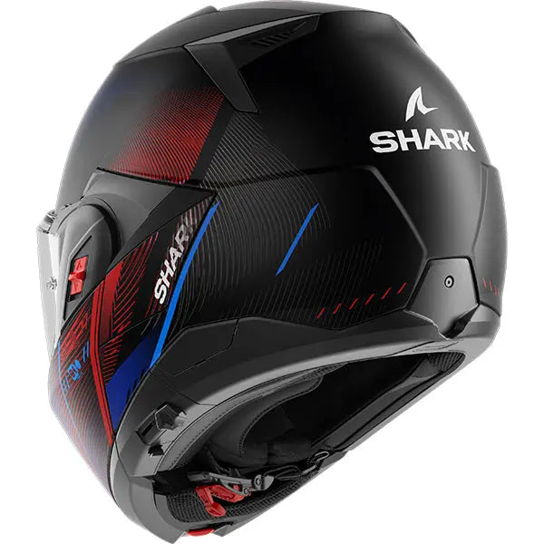 Shark OXO Speed-Tech Matt Black / Blue / Red FREE UK Delivery, FREE 365 Day Returns | Moto Central