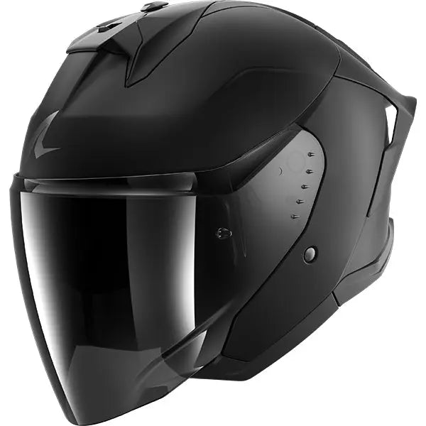 Shark Skwal Jet Cup Dark Shadow Matt Black FREE UK Delivery, FREE 365 Day Returns | Moto Central