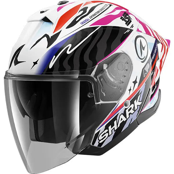 Shark Skwal Jet Cup Speed-Fancy Black / White / Orange FREE UK Delivery, FREE 365 Day Returns | Moto Central