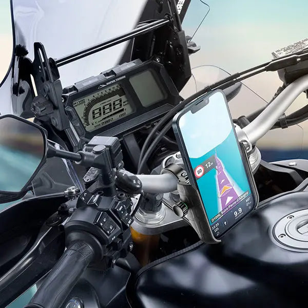 Interphone Crab Wireless USB-C Phone Holder Black FREE UK Delivery, FREE 365 Day Returns | Moto Central