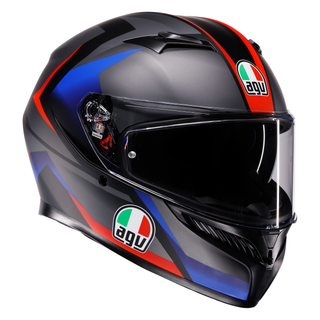 AGV K3 ECE 22.06 Striga Matt Black / Blue / Red