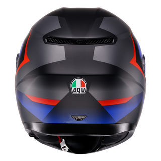 AGV K3 ECE 22.06 Striga Matt Black / Blue / Red