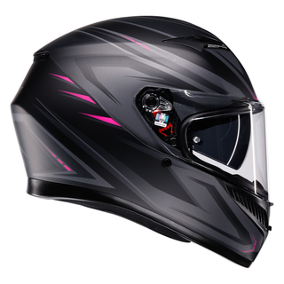 AGV K3 ECE 22.06 Syth Matt Black / Pink