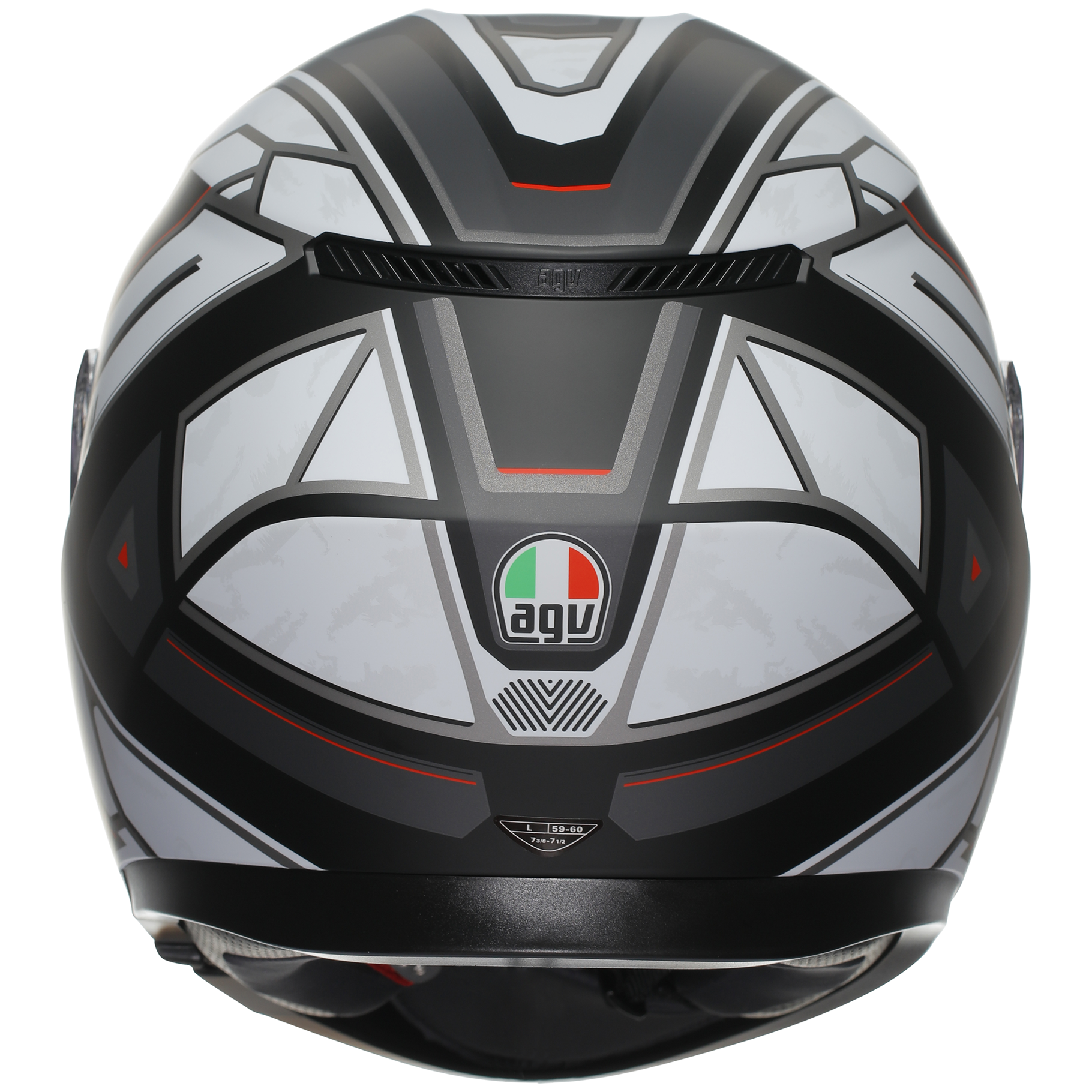 AGV K3 Rivia ECE 22.06 Matt Black / White - FREE UK Shipping, FREE 365 Day Returns | Moto Central