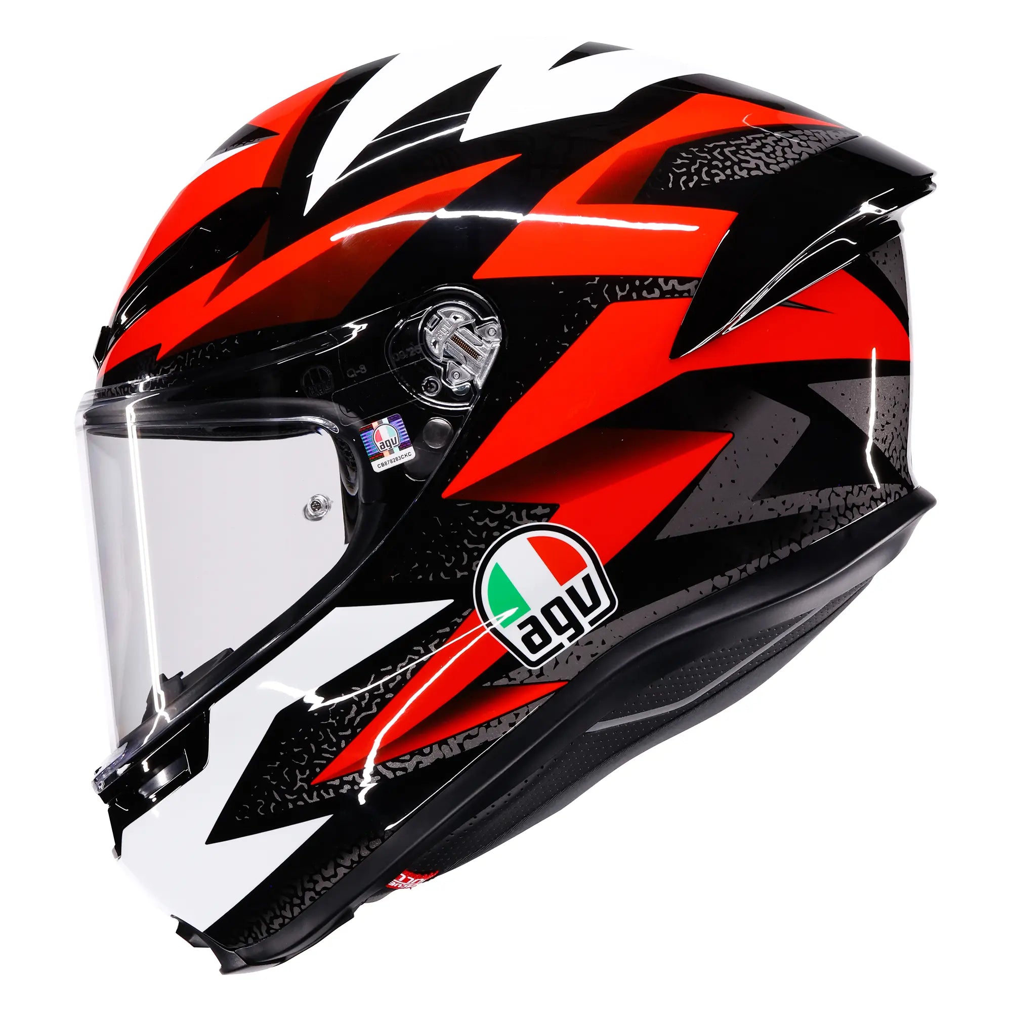 AGV K6-S Braven Black / Red / White - FREE UK Shipping, FREE 365 Day Returns | Moto Central