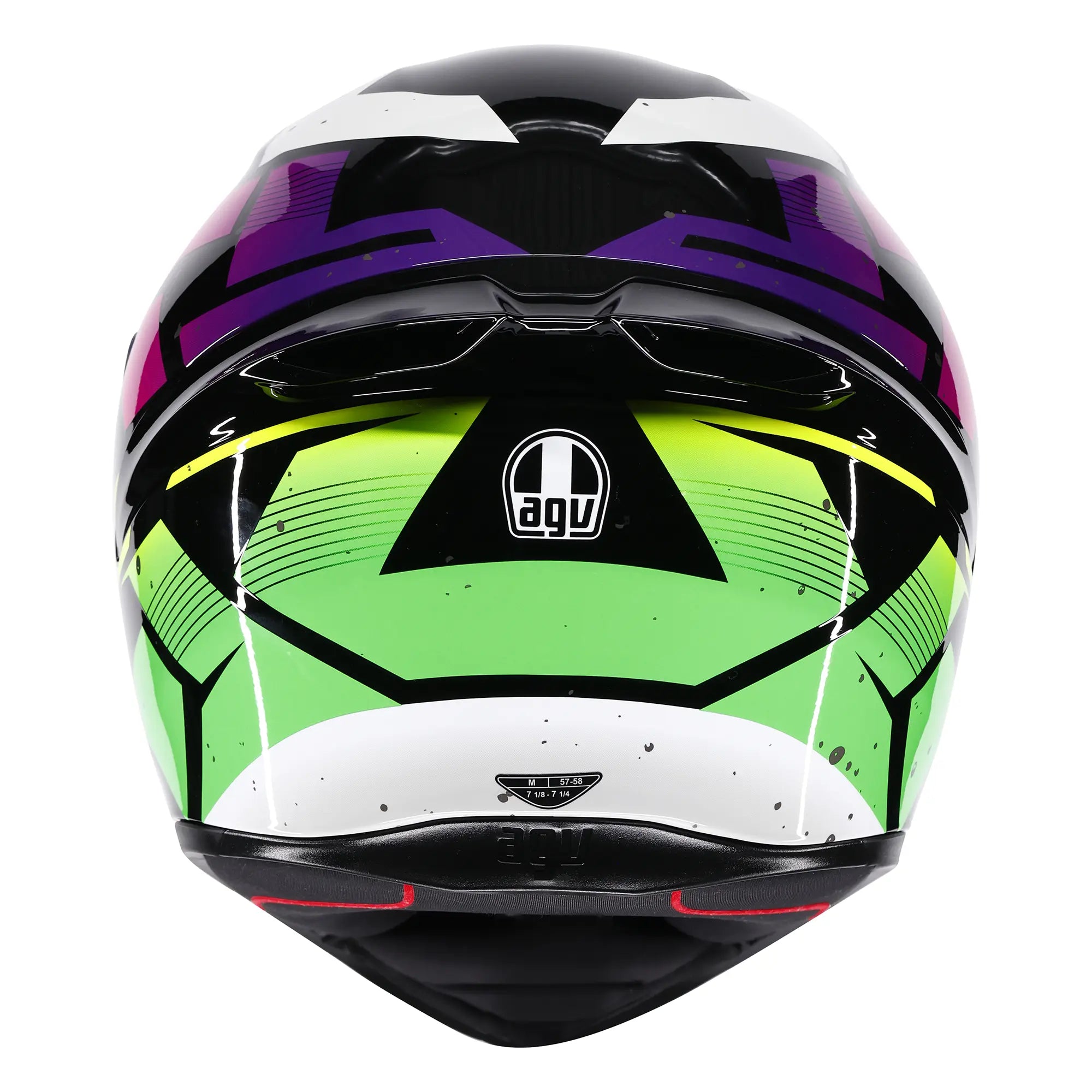 AGV K1-S Punkpulse Black / Purple / Lime - FREE UK Shipping, FREE 365 Day Returns | Moto Central
