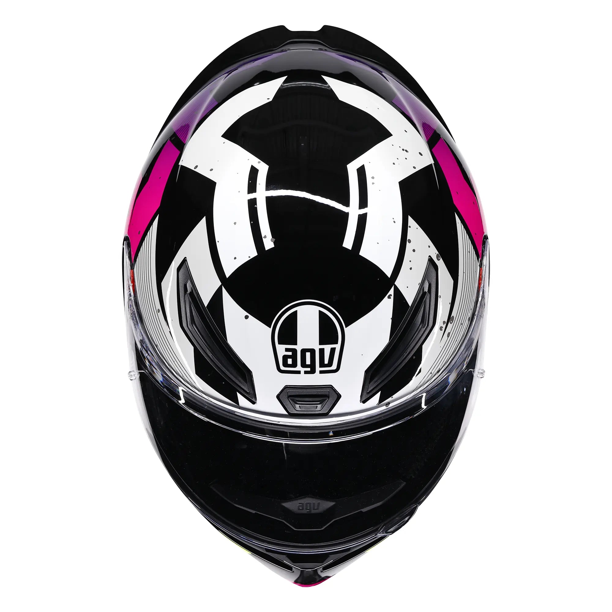 AGV K1-S Punkpulse Black / Purple / Lime - FREE UK Shipping, FREE 365 Day Returns | Moto Central