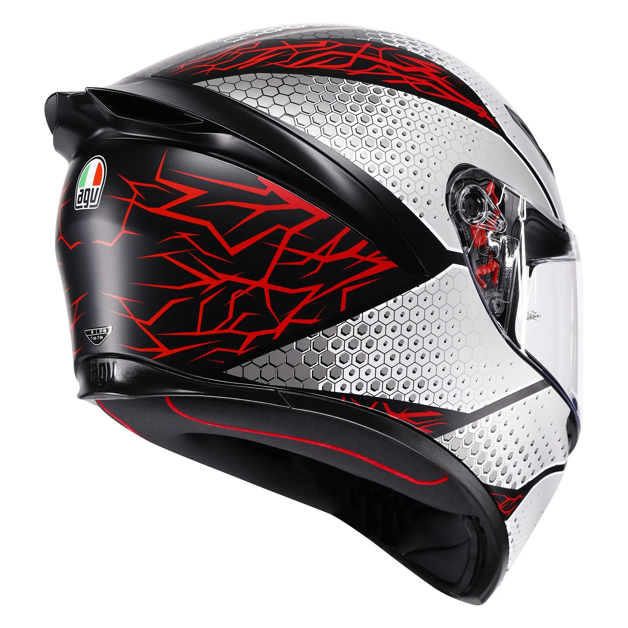 AGV K1-S Speedarmour Matt Black / Grey / Red - FREE UK Shipping, FREE 365 Day Returns | Moto Central
