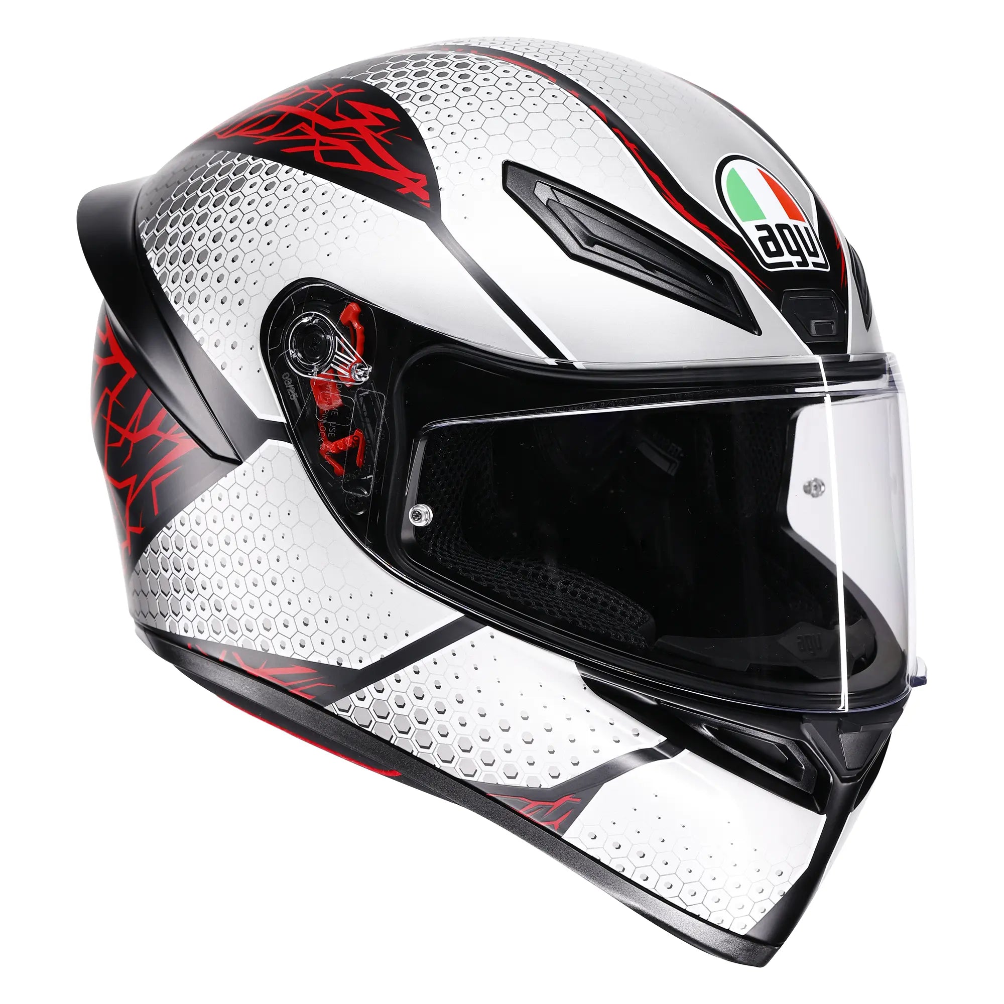 AGV K1-S Speedarmour Matt Black / Grey / Red - FREE UK Shipping, FREE 365 Day Returns | Moto Central