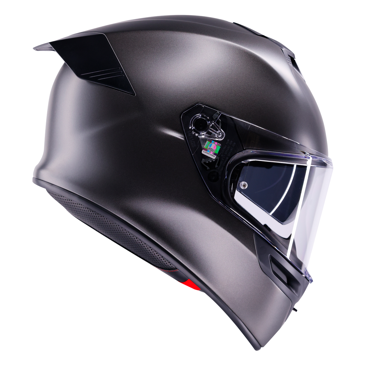 AGV K5 ECE 22.06 Solid Asfalto Grey - FREE UK Shipping, FREE 365 Day Returns | Moto Central