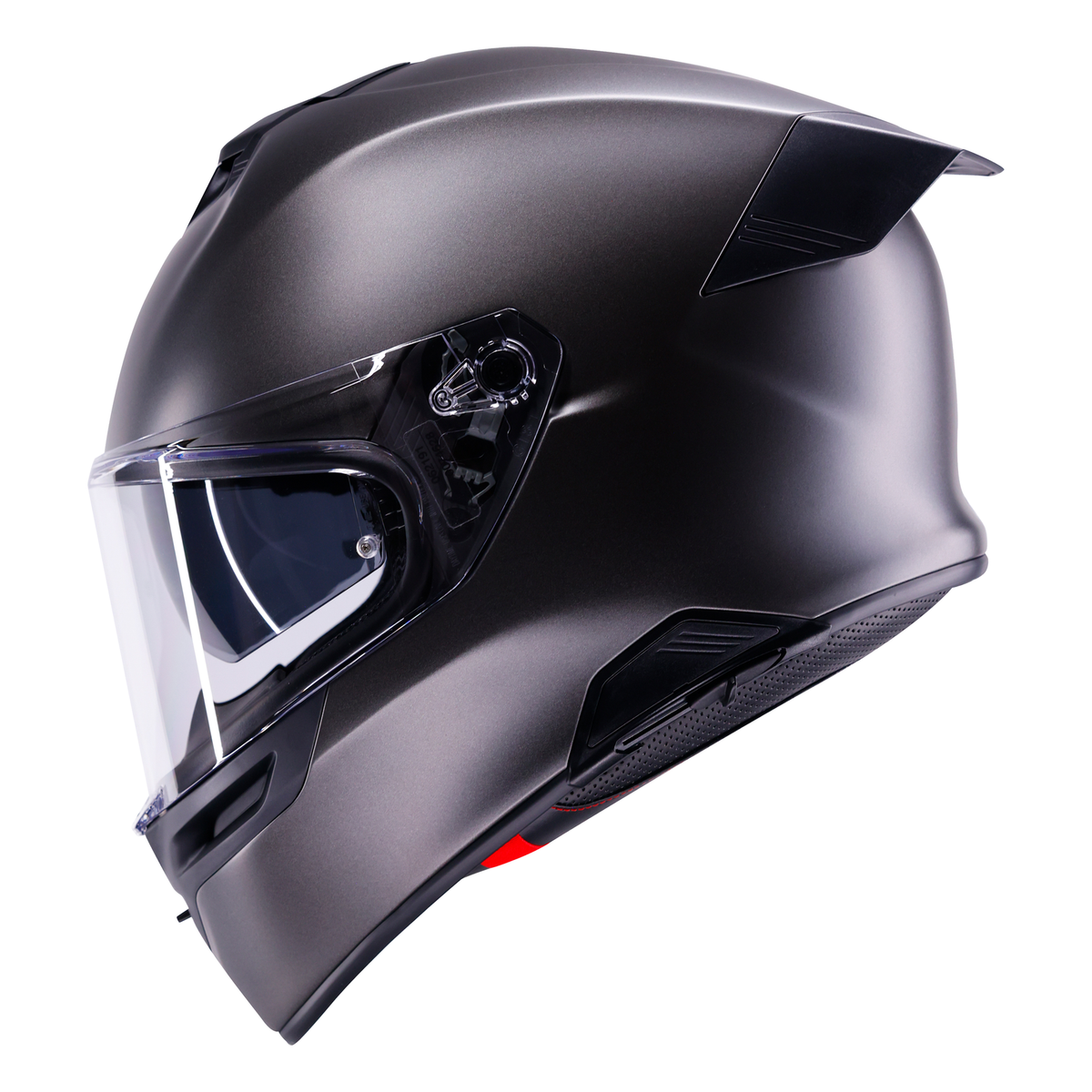 AGV K5 ECE 22.06 Solid Asfalto Grey - FREE UK Shipping, FREE 365 Day Returns | Moto Central