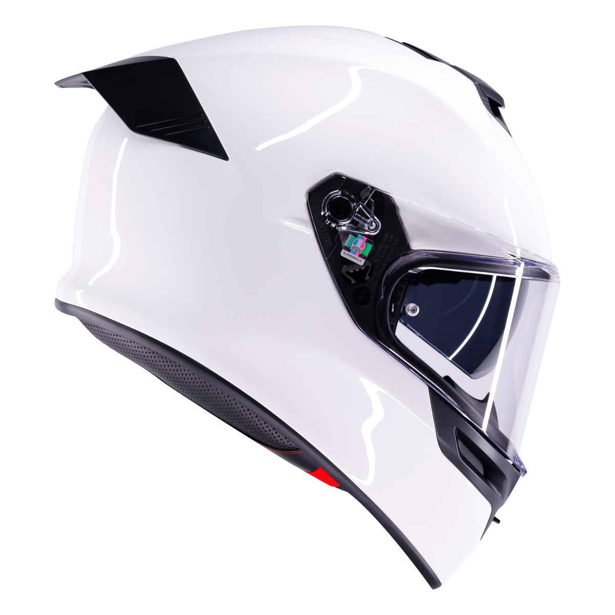 AGV K5 ECE 22.06 Solid White - FREE UK Shipping, FREE 365 Day Returns | Moto Central