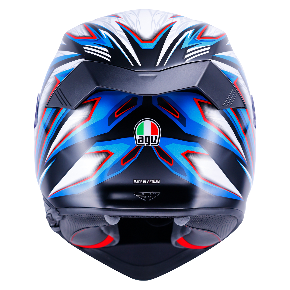 AGV K5 ECE 22.06 Zenithar Black / White / Blue - FREE UK Shipping, FREE 365 Day Returns | Moto Central