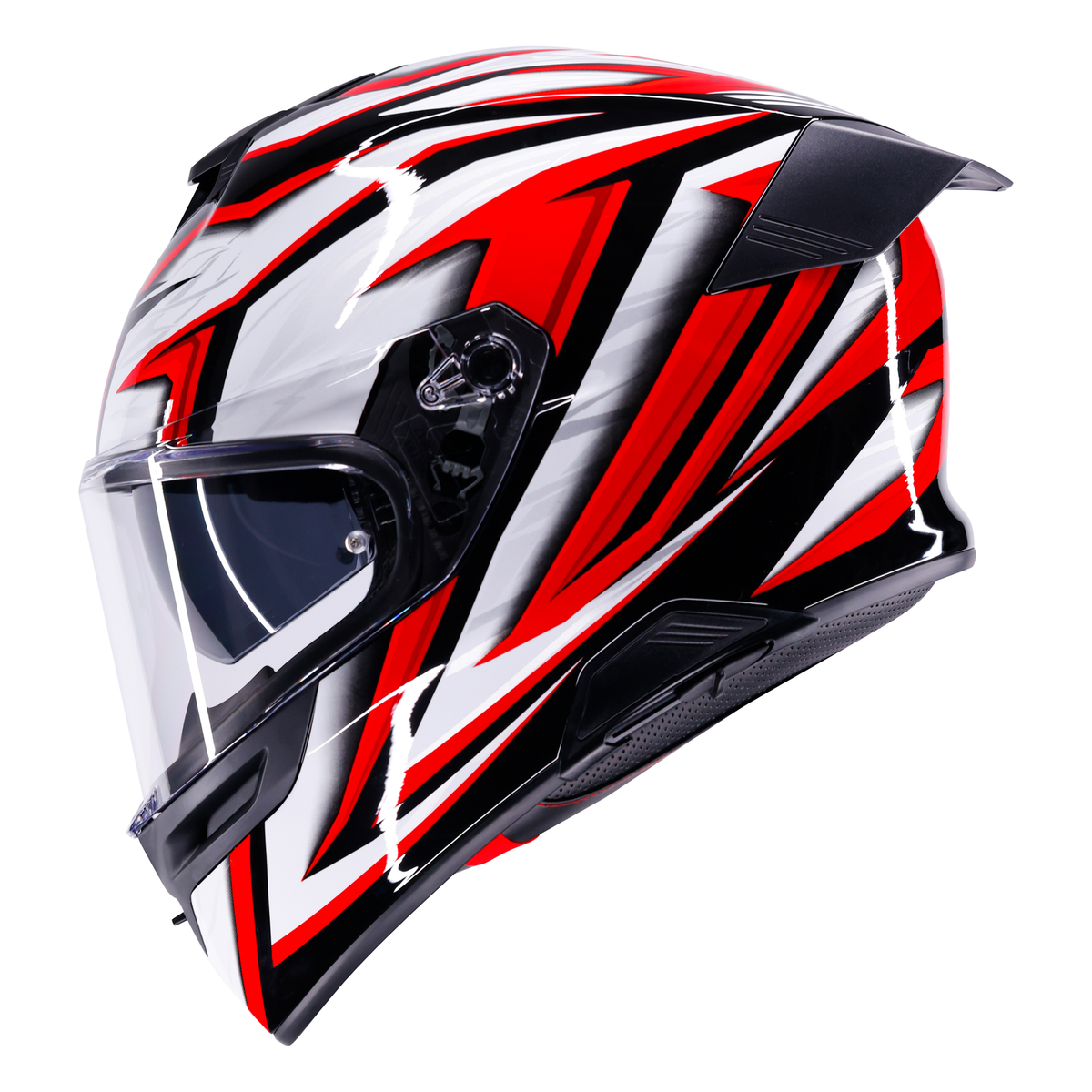 AGV K5 ECE 22.06 Zenithar Black / White / Red - FREE UK Shipping, FREE 365 Day Returns | Moto Central