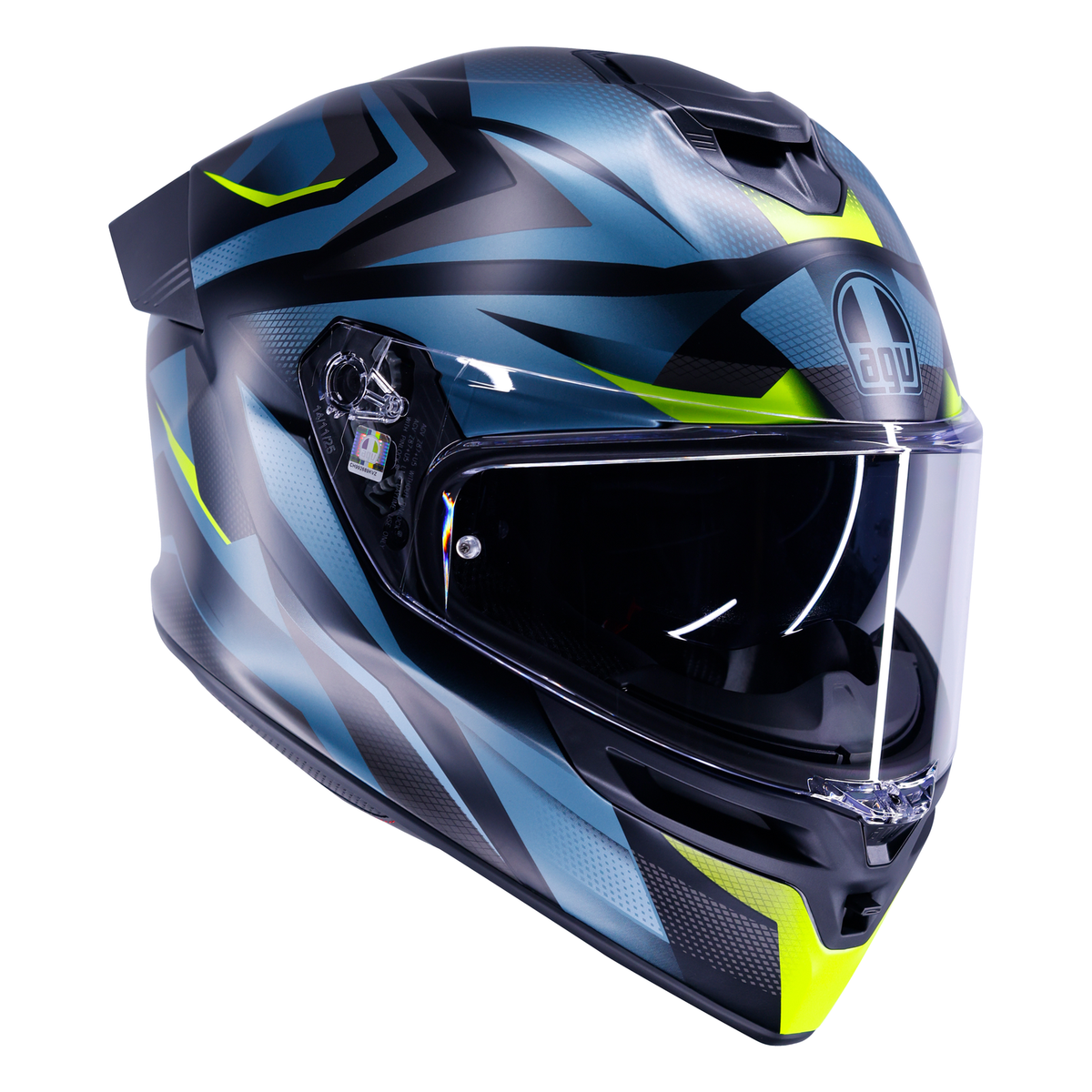 AGV K5 ECE 22.06 Munor Black / Fluo Yellow - FREE UK Shipping, FREE 365 Day Returns | Moto Central